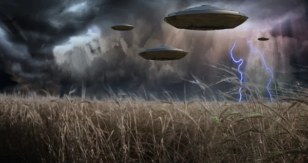 Aliens Invade — Stock Photo, Image