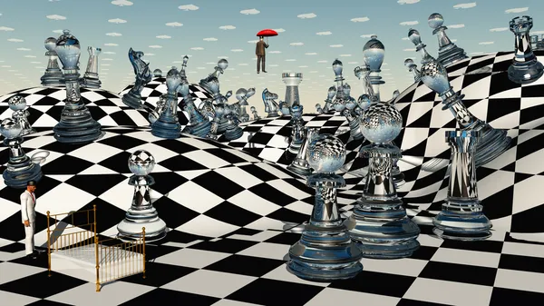 Fantasy Chess — Stock fotografie