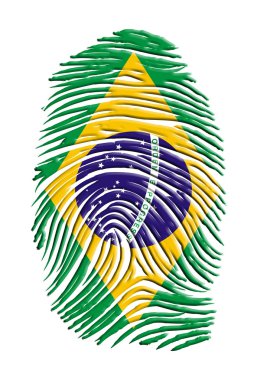 Brazil Finger Print clipart