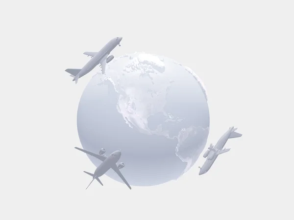 Air travel — Stock Photo, Image