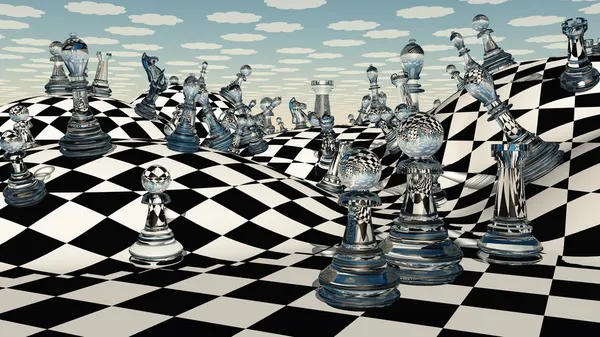 Fantasy Chess — Stock fotografie