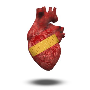 Heart Attack or Wounded Heart clipart