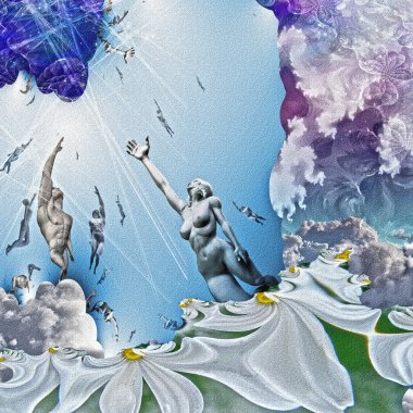 çiçekler kavramı görüntü