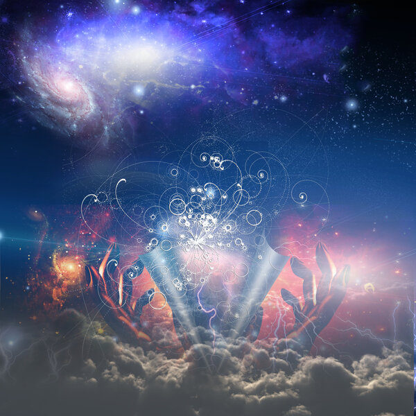 God peels back the ether and we find particle physics