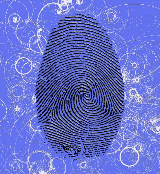 Atomic Fingerprint — Stock Photo, Image