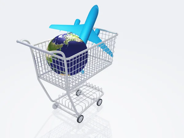 Air Travel Compras — Foto de Stock