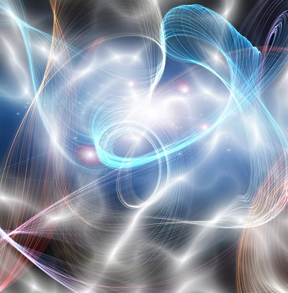 Beautiful Flowing Light Abstract Stock Image