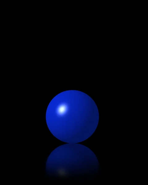 Blue Ball — Stock Photo, Image
