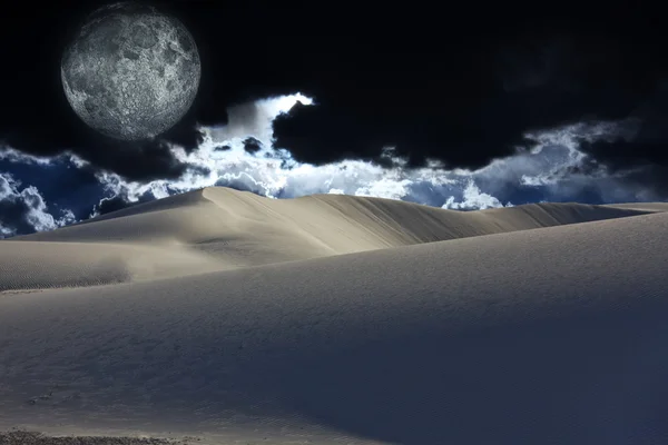 Areia branca, Novo México, deserto dos EUA — Fotografia de Stock