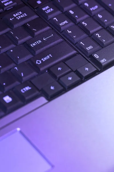 Klawisze laptopa — Zdjęcie stockowe