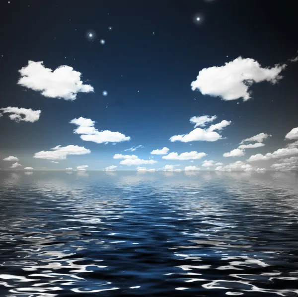 Niebo i woda — Zdjęcie stockowe