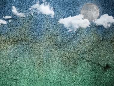 Çimento peyzaj abstration