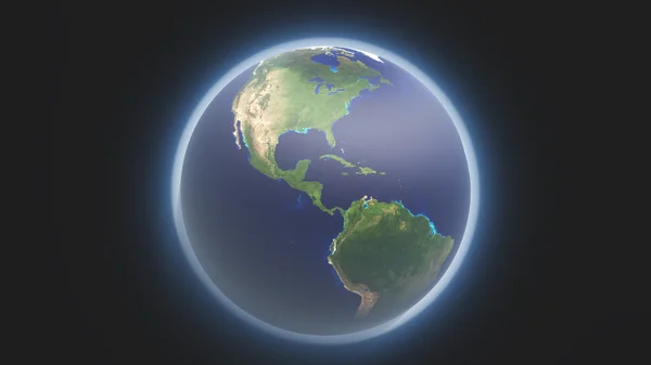 地球和大气 — 图库照片