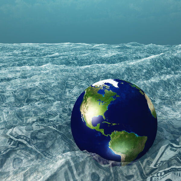 Земля плавает в валютном море США
