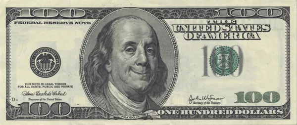 Ben Franklin souriant — Photo