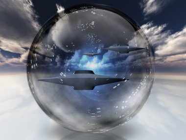 UFO açık alanda