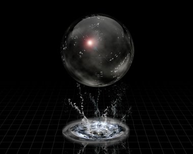 kristal küre ve splash