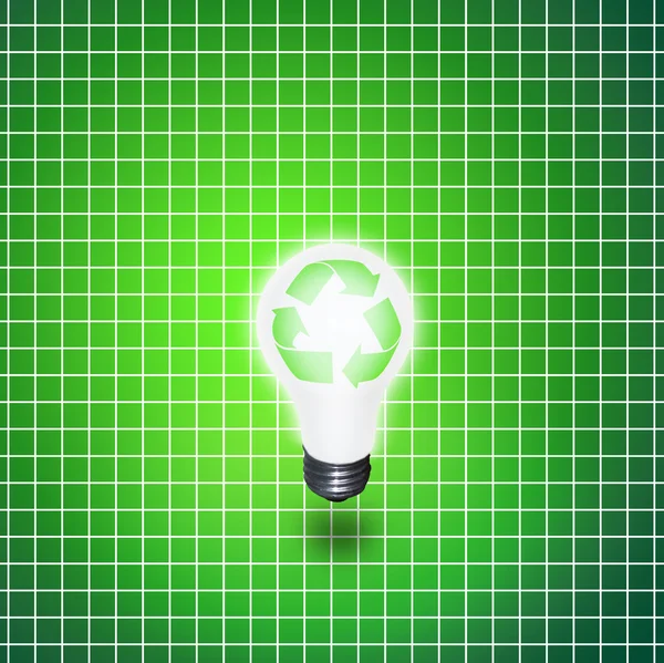 Recycle Idea Bulb — Stock Photo, Image