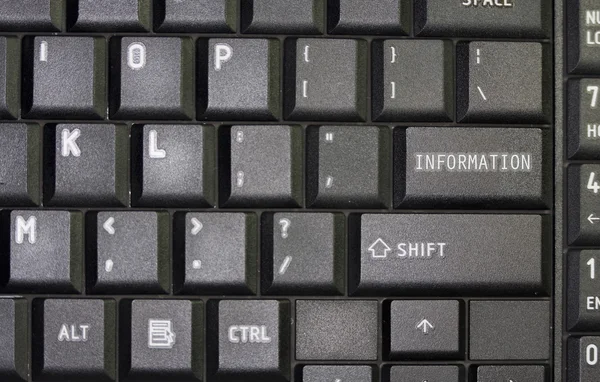 Teclado de información de alta resolución — Foto de Stock