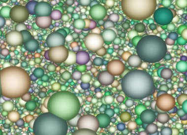 sessiz renkli küreler arka planı