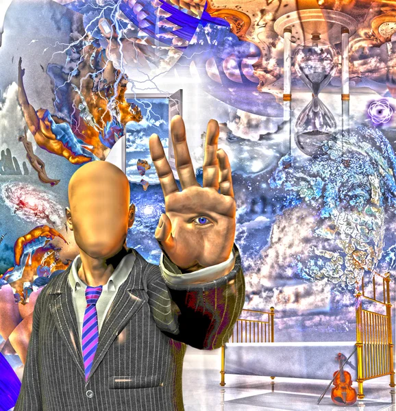 Hallucinigenic abstract — Stockfoto
