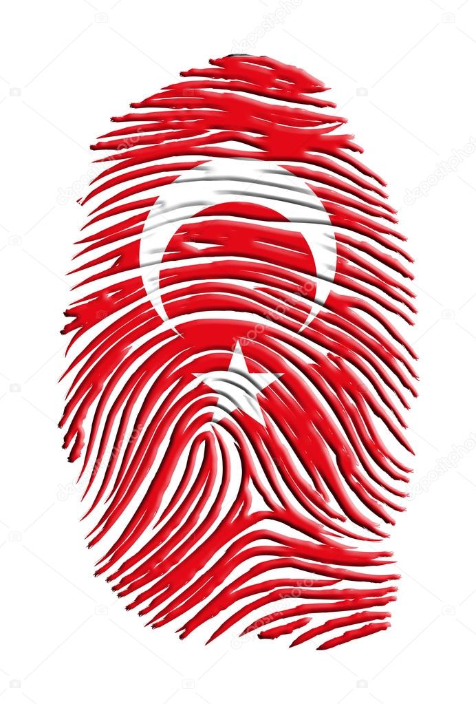 Turkish Flag Fingerprint