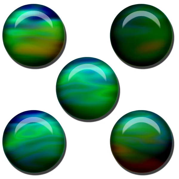 Abstract Web Button Set — Stock Photo, Image