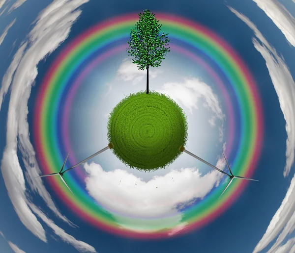 Planet tree — Stock Photo, Image