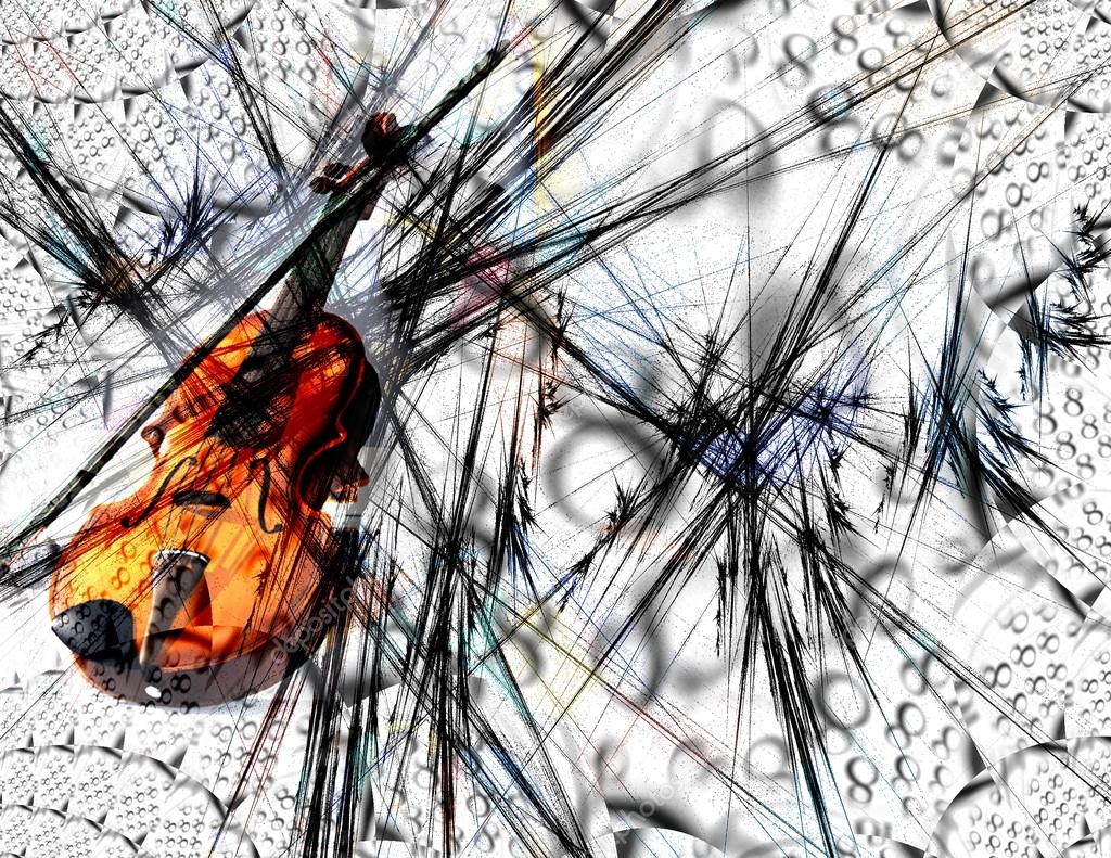 Violin Abstract