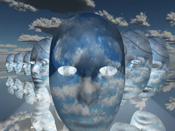 Surreal Face — Stock Photo, Image