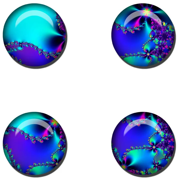 Abstract Web Button Set — Stock Photo, Image