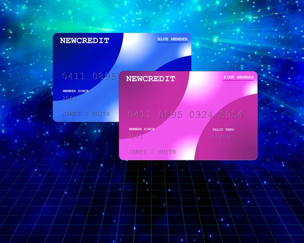 Carte di credito — Foto Stock