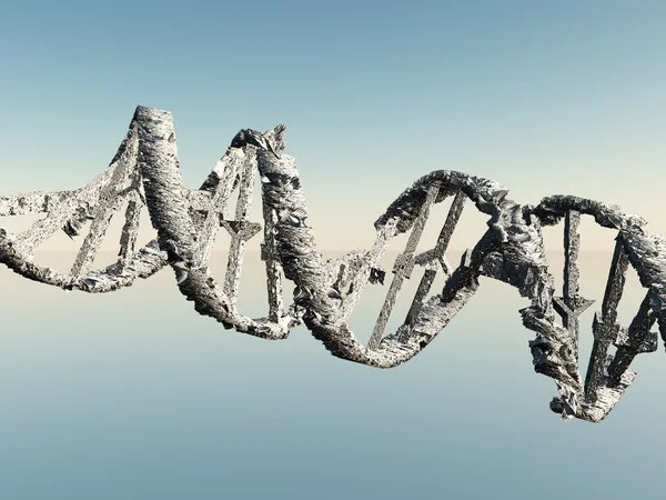 Hilos de ADN dañados — Foto de Stock