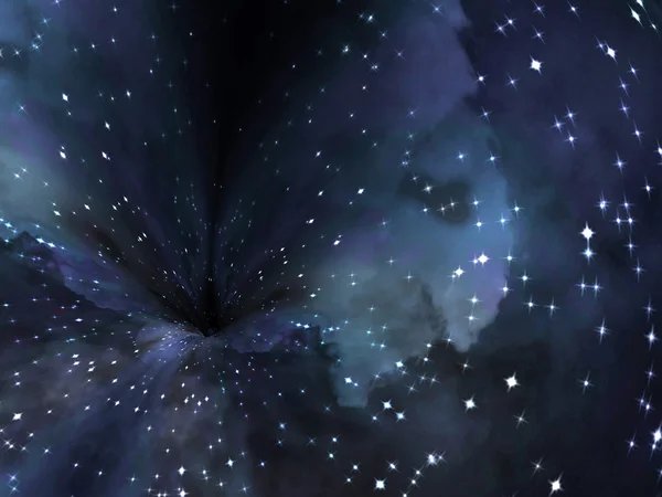 Wormhole no espaço — Fotografia de Stock