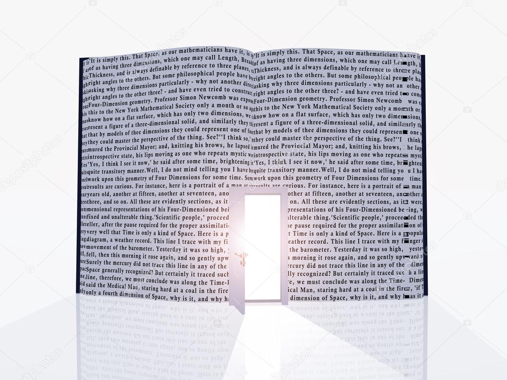 Book with open door — Stock Photo © rolffimages 29511851