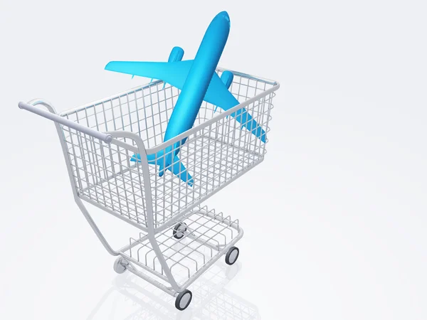 Airtravel Compras — Foto de Stock