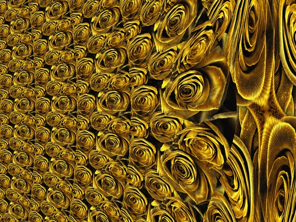 Rosas amarelas Abstract — Fotografia de Stock