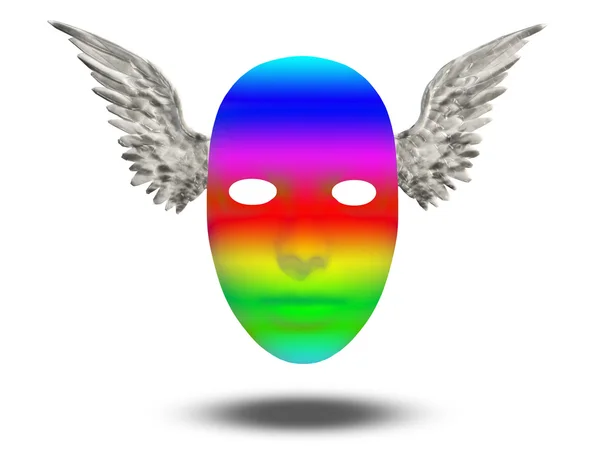 Rainbow masks — Stock Photo, Image