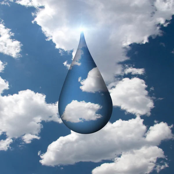 Droplet of Sky — Stock Photo, Image