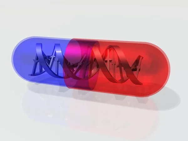 DNA Capsule — Stock Photo, Image