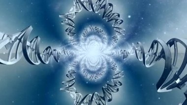 Bulutlu gökyüzünde DNA ipliği fraktal