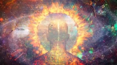 Canlı uzayda bir galaksi. Gerçeküstü Satranç Alanı