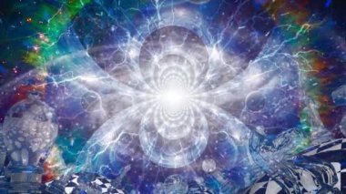 Canlı uzayda bir galaksi. Gerçeküstü Satranç Alanı