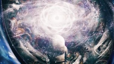 Gerçeküstü modern sanat. Astronot atomdan ve sonsuz alanlardan önce