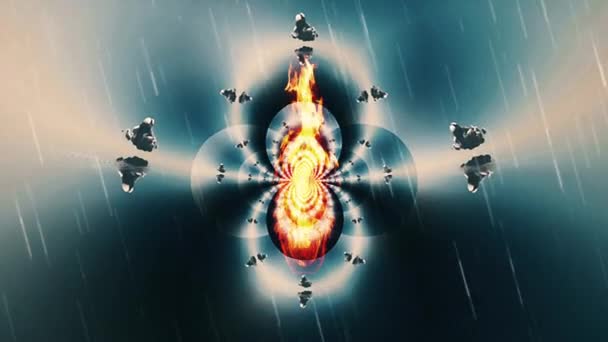 Surreal Clouds Fractal Fire — Video