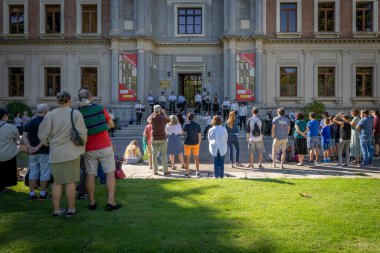 Madrid, İspanya - 17 Eylül 2022: III Jornadas de Esgrima Antigua in thel Archivo Histrico Nacional Sala Carranza de Esgrima Antigua ve Asociacin de Amigos del AHN.