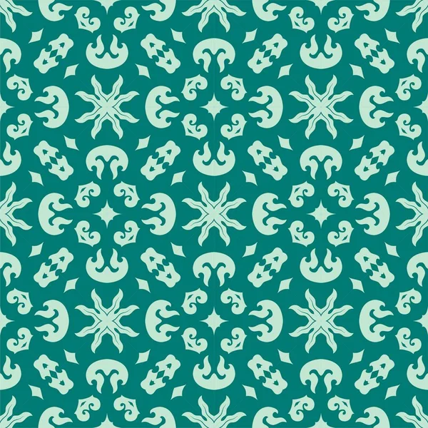 Songket Muster Hintergrund Modernen Stil Batik Nahtloser Ornamentdruck Fertig — Stockvektor