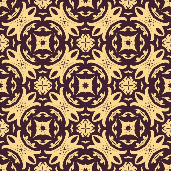 Zwei Farben Nahtlose Ornamentform Einfache Muster Abstrakten Hintergrund — Stockvektor