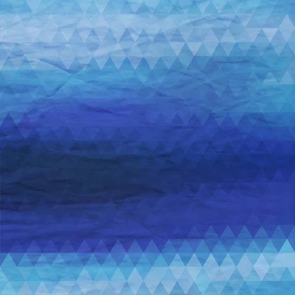 Abstract, geometric background, triangle and square, blue — Stock