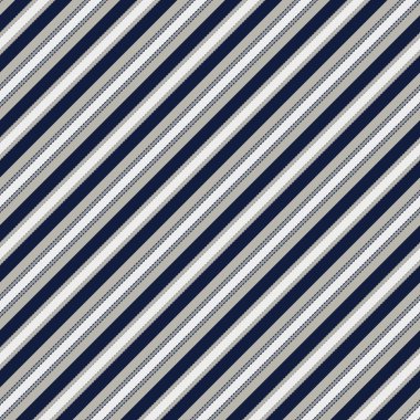 Classic striped pattern.